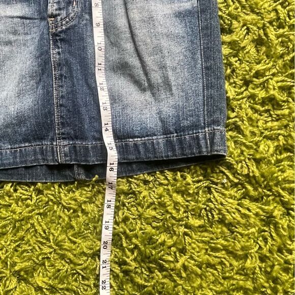 Y2K SILVER JEANS MINI SKIRT - Picture 12 of 12